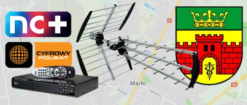 Montaż Anten Marki, Serwis Ustawianie Anten Satelitarnych i Naziemnych w Markach